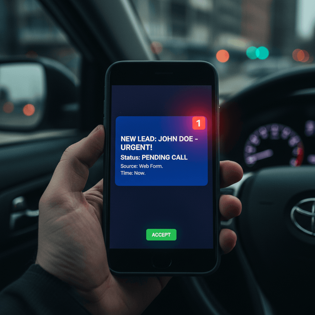 Real-time lead notification